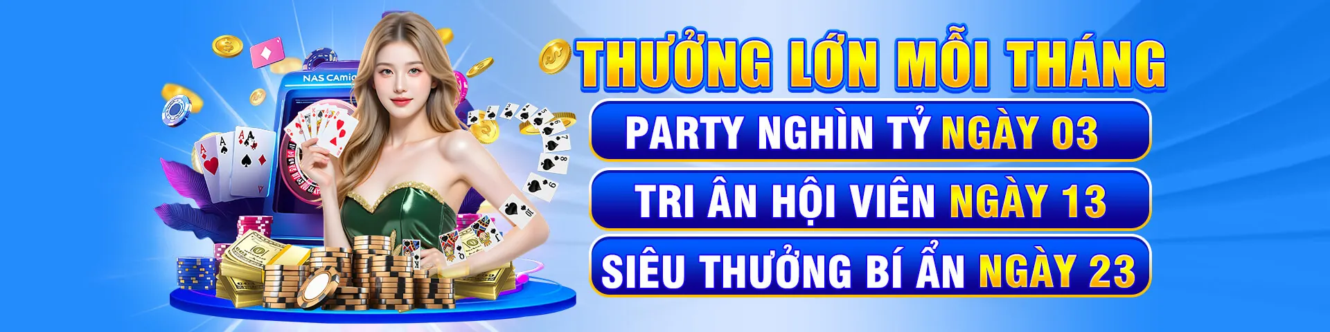 Banner chính Casino TT88 với trò chơi bắn cá nổ hũ hấp dẫn